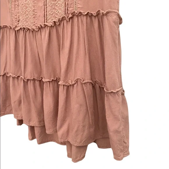 🛑SOLD ON MERCARI🛑 American Eagle Outfitters Top Short Sleeves Boho Size XS EUC - Picture 5 of 8